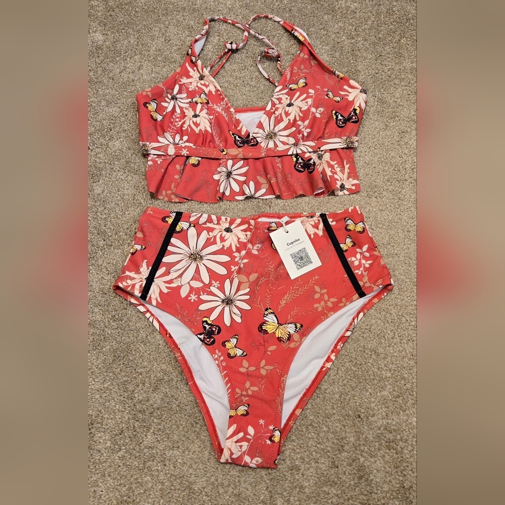 Cupshe High-waisted Bikini Medium